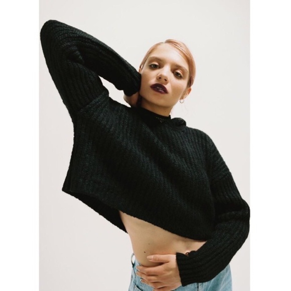 Urban outfitters Harlow ribbed sweater hoodie